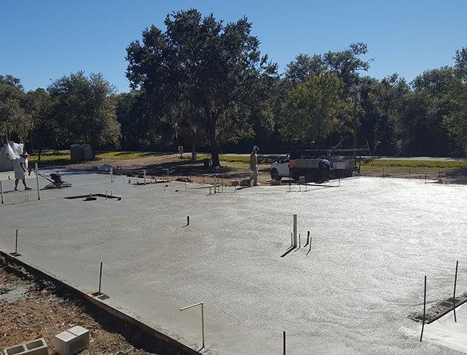 Concrete Slab in New Orleans, Louisiana