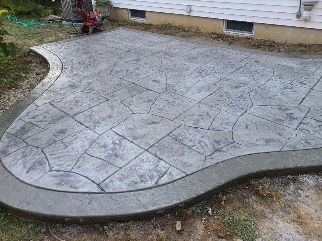 Stamped Concrete Patio in New Orleans, Louisiana